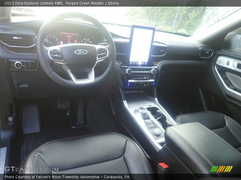 Forged Green Metallic / Ebony 2023 Ford Explorer Limited 4WD