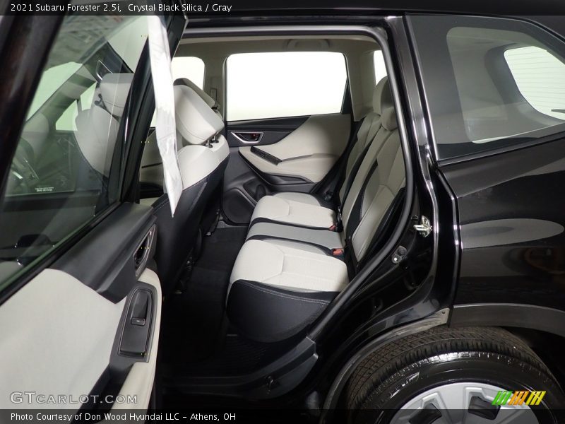 Crystal Black Silica / Gray 2021 Subaru Forester 2.5i