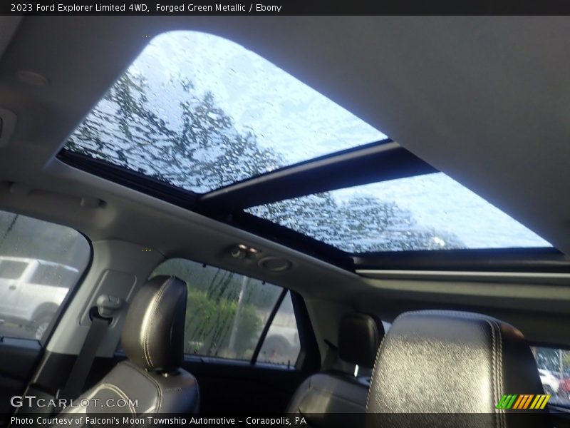 Forged Green Metallic / Ebony 2023 Ford Explorer Limited 4WD