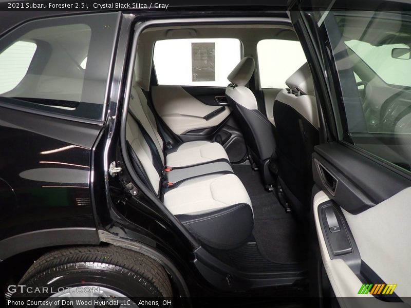 Crystal Black Silica / Gray 2021 Subaru Forester 2.5i