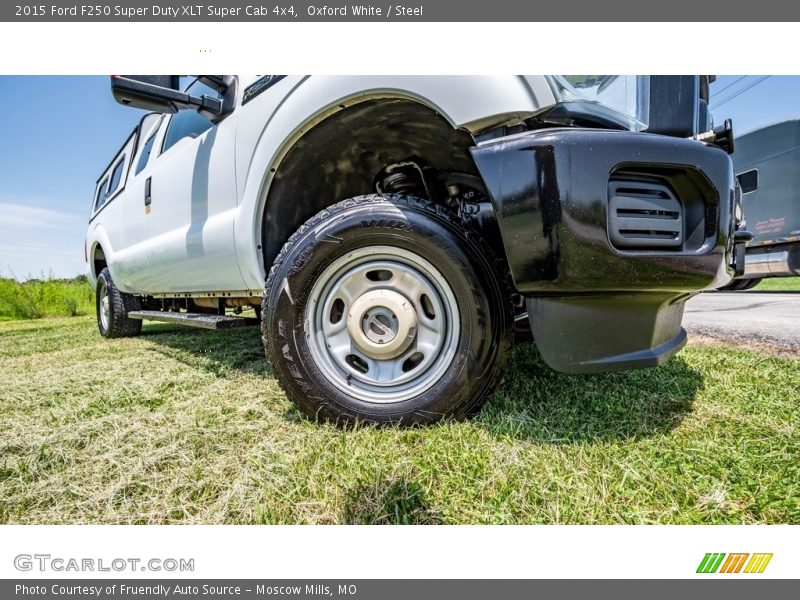 Oxford White / Steel 2015 Ford F250 Super Duty XLT Super Cab 4x4