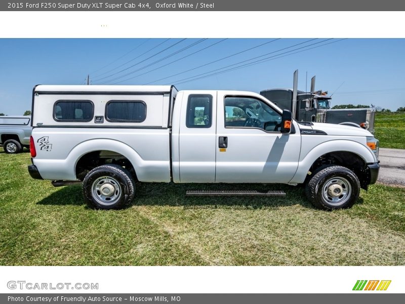 Oxford White / Steel 2015 Ford F250 Super Duty XLT Super Cab 4x4