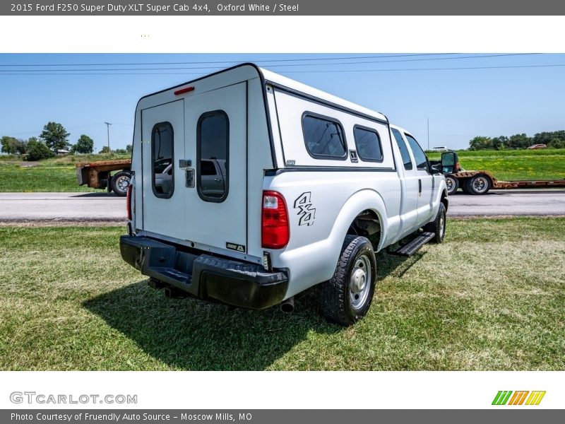 Oxford White / Steel 2015 Ford F250 Super Duty XLT Super Cab 4x4