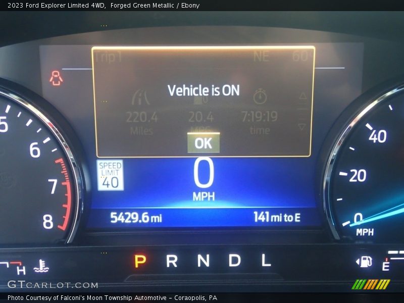 Forged Green Metallic / Ebony 2023 Ford Explorer Limited 4WD