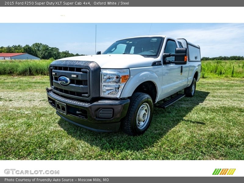 Oxford White / Steel 2015 Ford F250 Super Duty XLT Super Cab 4x4