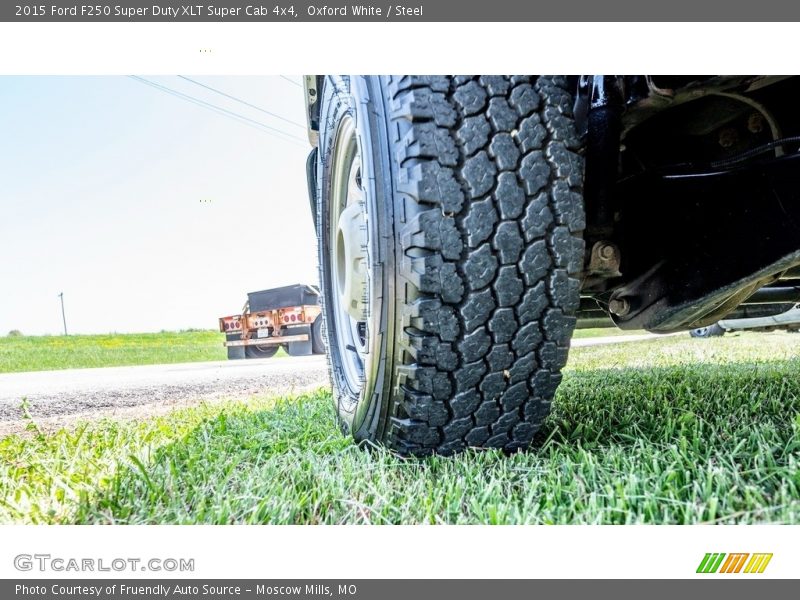 Oxford White / Steel 2015 Ford F250 Super Duty XLT Super Cab 4x4