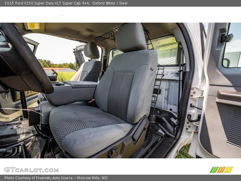 Oxford White / Steel 2015 Ford F250 Super Duty XLT Super Cab 4x4