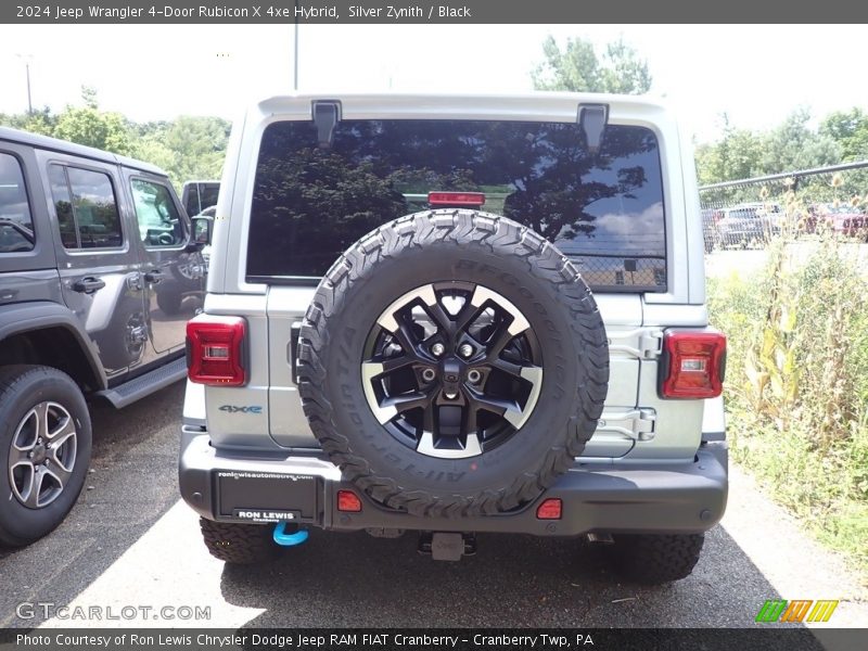 Silver Zynith / Black 2024 Jeep Wrangler 4-Door Rubicon X 4xe Hybrid