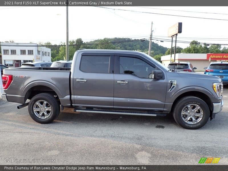 Carbonized Gray / Medium Dark Slate 2021 Ford F150 XLT SuperCrew 4x4