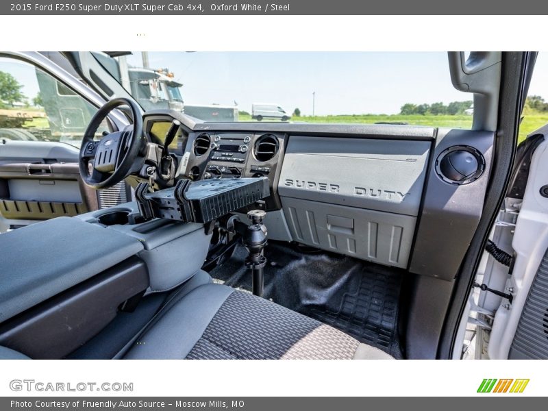 Oxford White / Steel 2015 Ford F250 Super Duty XLT Super Cab 4x4