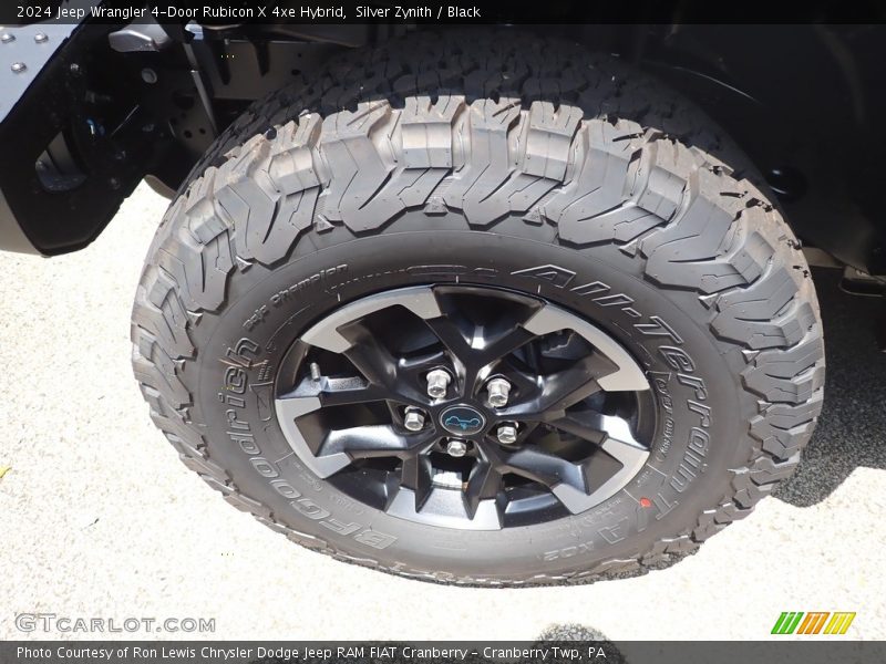 Silver Zynith / Black 2024 Jeep Wrangler 4-Door Rubicon X 4xe Hybrid