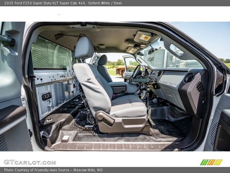 Oxford White / Steel 2015 Ford F250 Super Duty XLT Super Cab 4x4