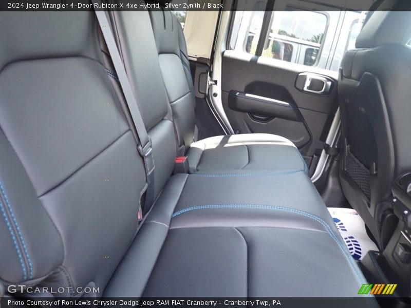 Silver Zynith / Black 2024 Jeep Wrangler 4-Door Rubicon X 4xe Hybrid