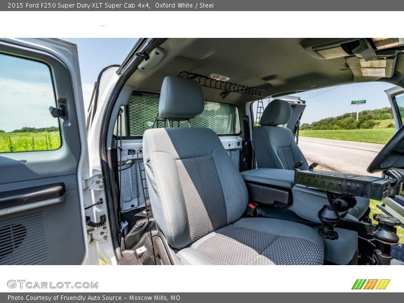 Oxford White / Steel 2015 Ford F250 Super Duty XLT Super Cab 4x4