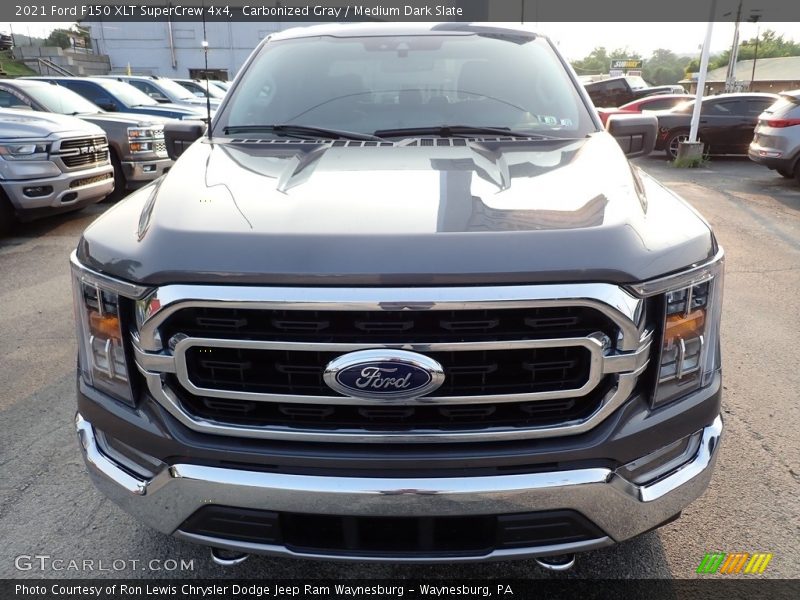Carbonized Gray / Medium Dark Slate 2021 Ford F150 XLT SuperCrew 4x4