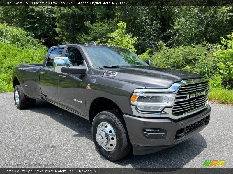 Granite Crystal Metallic / Black 2023 Ram 3500 Laramie Crew Cab 4x4