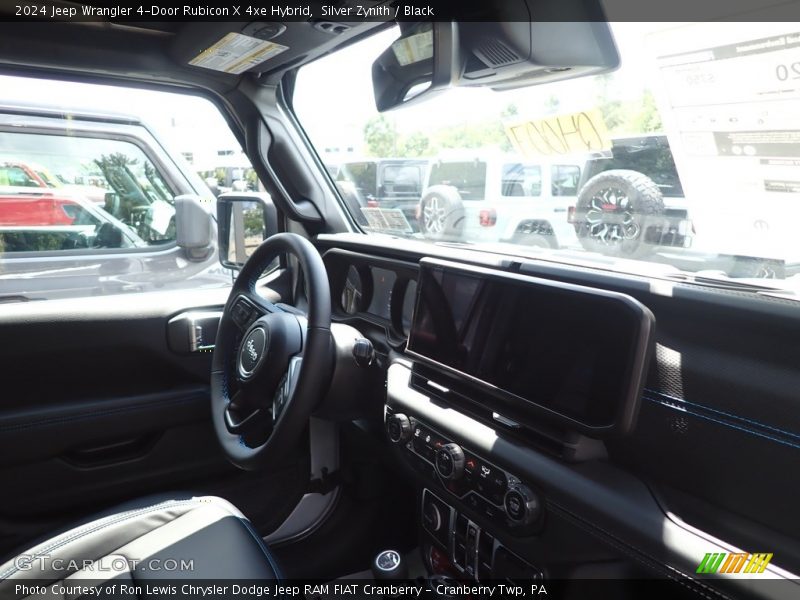 Silver Zynith / Black 2024 Jeep Wrangler 4-Door Rubicon X 4xe Hybrid