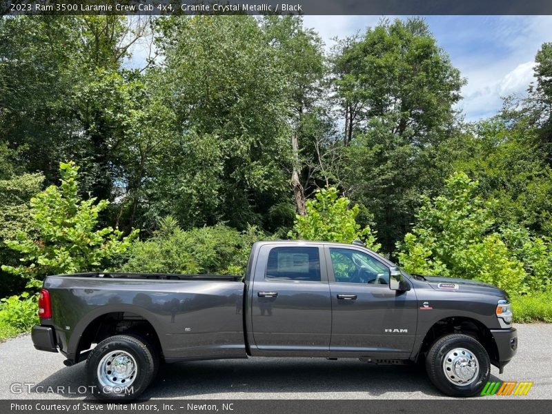 Granite Crystal Metallic / Black 2023 Ram 3500 Laramie Crew Cab 4x4