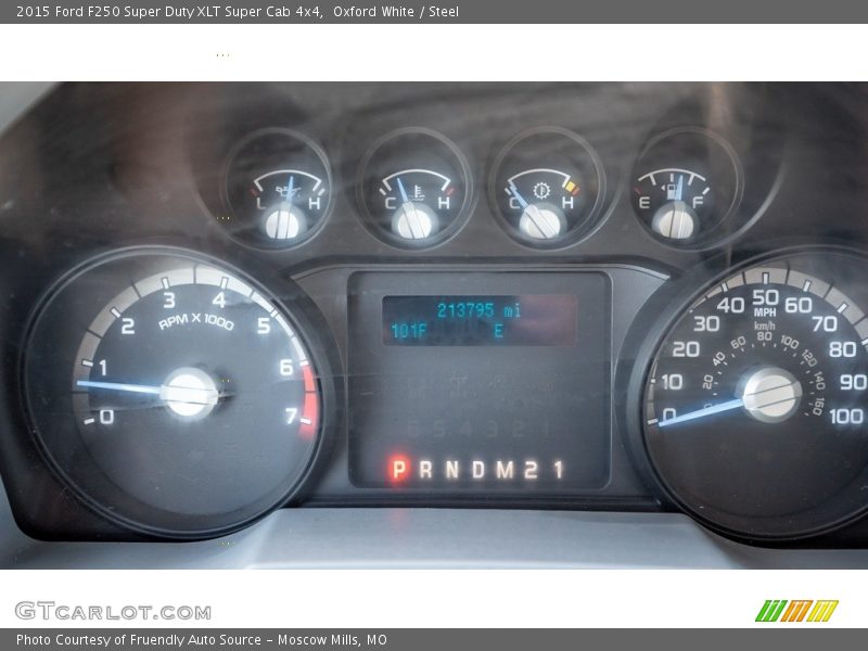 Oxford White / Steel 2015 Ford F250 Super Duty XLT Super Cab 4x4