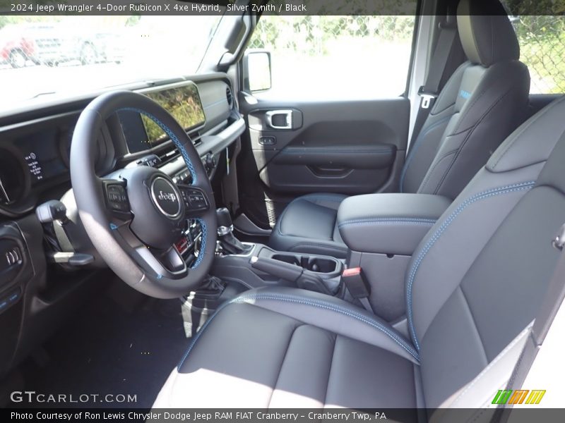 Silver Zynith / Black 2024 Jeep Wrangler 4-Door Rubicon X 4xe Hybrid