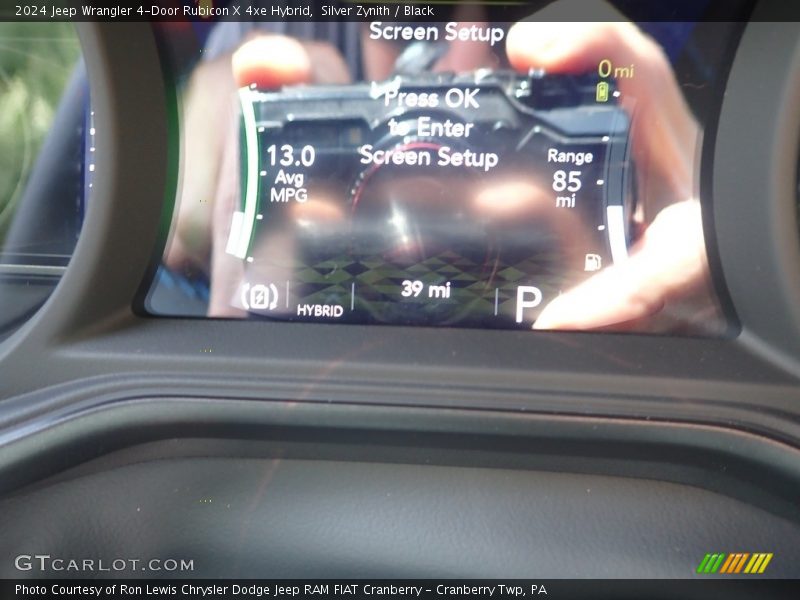 Silver Zynith / Black 2024 Jeep Wrangler 4-Door Rubicon X 4xe Hybrid