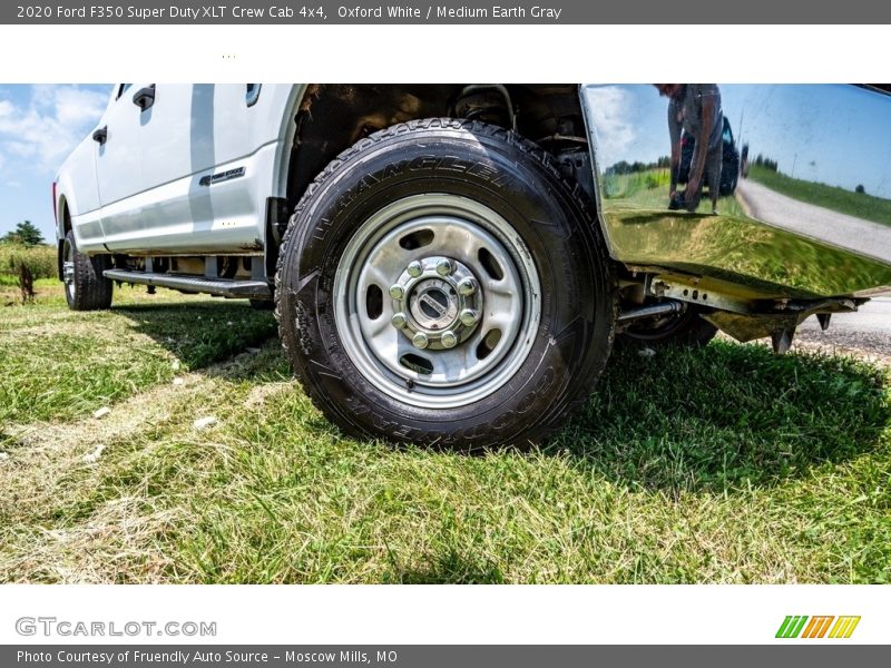 Oxford White / Medium Earth Gray 2020 Ford F350 Super Duty XLT Crew Cab 4x4