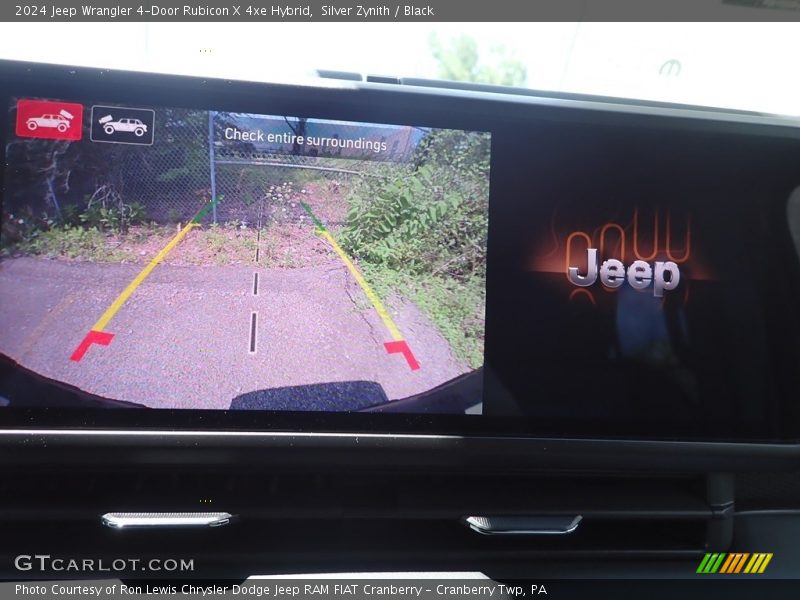 Silver Zynith / Black 2024 Jeep Wrangler 4-Door Rubicon X 4xe Hybrid