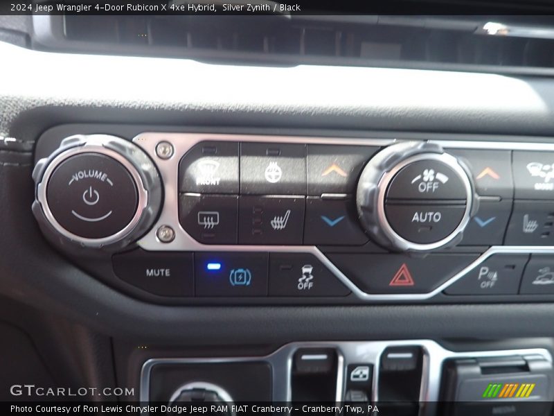 Silver Zynith / Black 2024 Jeep Wrangler 4-Door Rubicon X 4xe Hybrid
