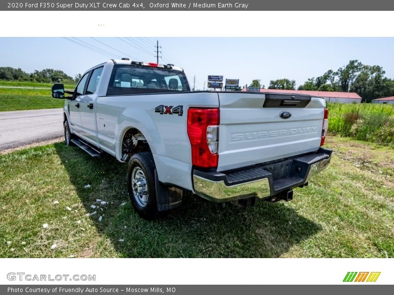 Oxford White / Medium Earth Gray 2020 Ford F350 Super Duty XLT Crew Cab 4x4