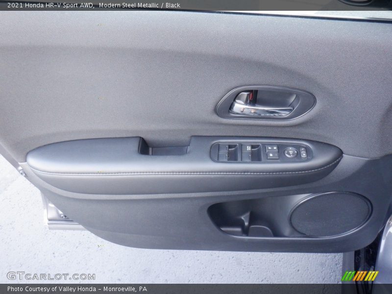 Modern Steel Metallic / Black 2021 Honda HR-V Sport AWD