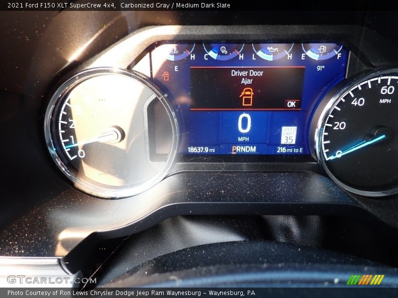Carbonized Gray / Medium Dark Slate 2021 Ford F150 XLT SuperCrew 4x4