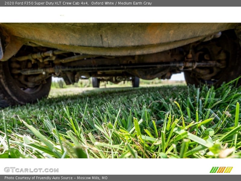 Oxford White / Medium Earth Gray 2020 Ford F350 Super Duty XLT Crew Cab 4x4