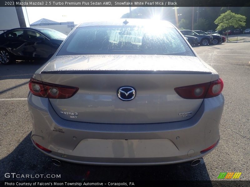 Snowflake White Pearl Mica / Black 2023 Mazda Mazda3 2.5 Turbo Premium Plus Sedan AWD