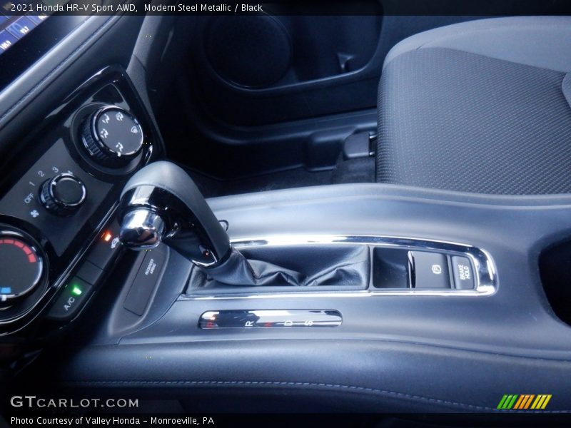 Modern Steel Metallic / Black 2021 Honda HR-V Sport AWD