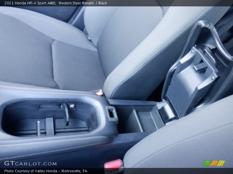 Modern Steel Metallic / Black 2021 Honda HR-V Sport AWD