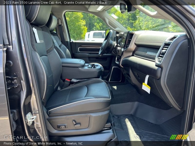 Granite Crystal Metallic / Black 2023 Ram 3500 Laramie Crew Cab 4x4