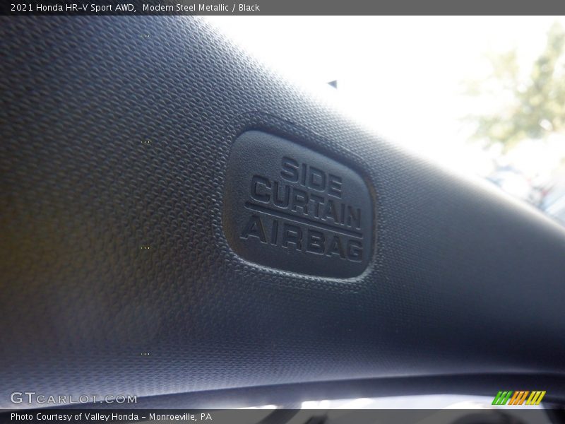 Modern Steel Metallic / Black 2021 Honda HR-V Sport AWD