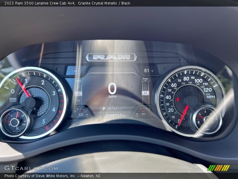 Granite Crystal Metallic / Black 2023 Ram 3500 Laramie Crew Cab 4x4