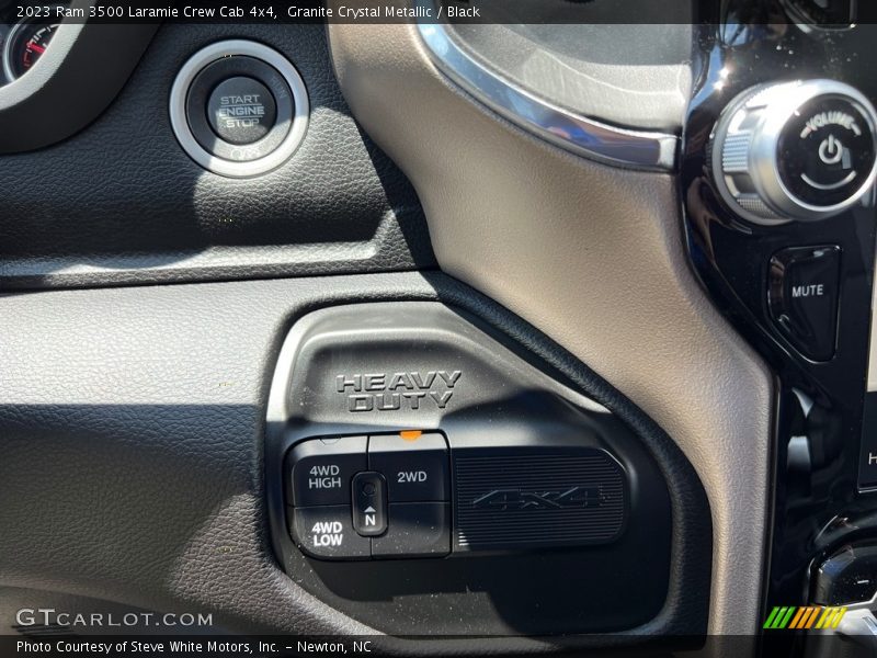 Granite Crystal Metallic / Black 2023 Ram 3500 Laramie Crew Cab 4x4