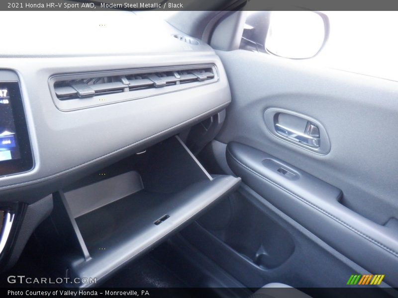 Modern Steel Metallic / Black 2021 Honda HR-V Sport AWD