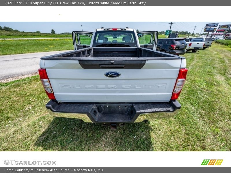 Oxford White / Medium Earth Gray 2020 Ford F350 Super Duty XLT Crew Cab 4x4