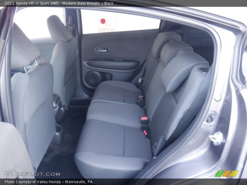 Modern Steel Metallic / Black 2021 Honda HR-V Sport AWD