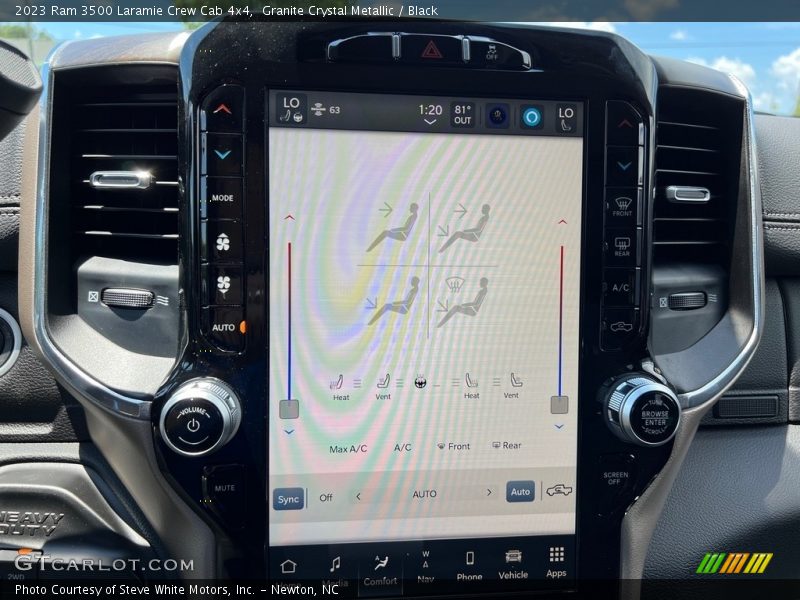 Granite Crystal Metallic / Black 2023 Ram 3500 Laramie Crew Cab 4x4