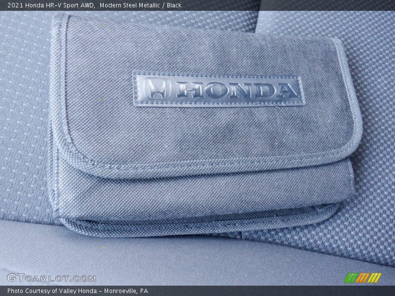 Modern Steel Metallic / Black 2021 Honda HR-V Sport AWD