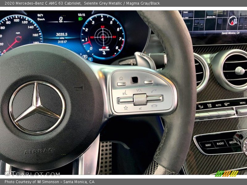  2020 C AMG 63 Cabriolet Steering Wheel