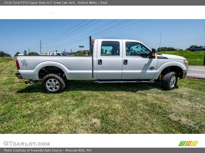 Oxford White / Steel 2016 Ford F350 Super Duty XLT Crew Cab 4x4