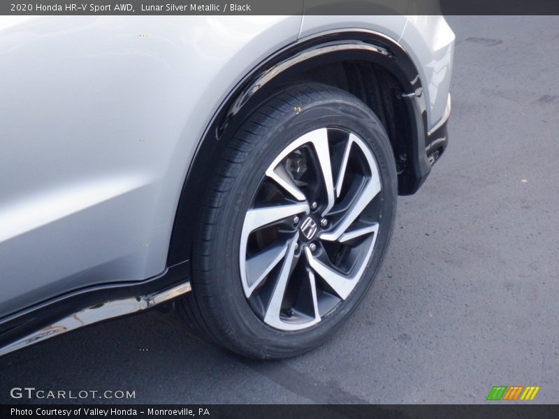 Lunar Silver Metallic / Black 2020 Honda HR-V Sport AWD