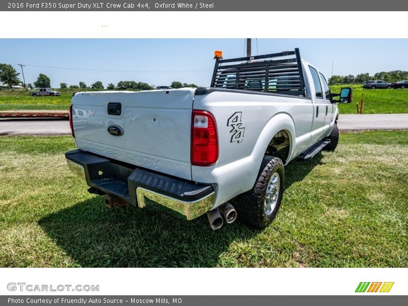 Oxford White / Steel 2016 Ford F350 Super Duty XLT Crew Cab 4x4