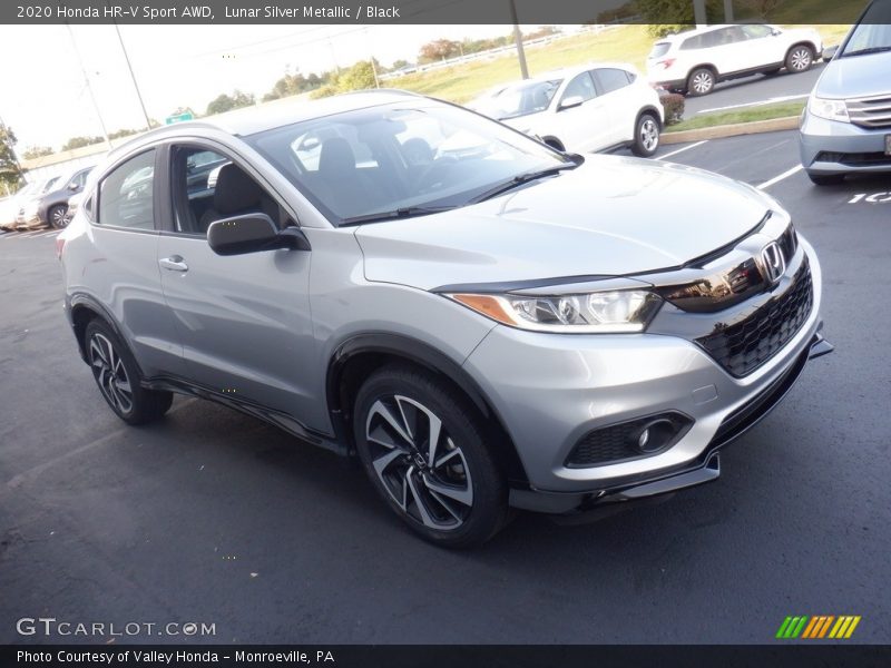 Lunar Silver Metallic / Black 2020 Honda HR-V Sport AWD