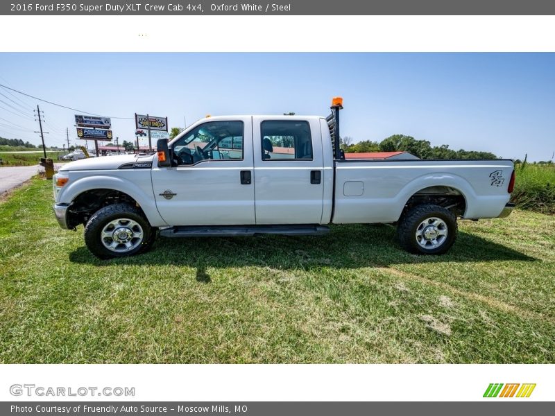 Oxford White / Steel 2016 Ford F350 Super Duty XLT Crew Cab 4x4